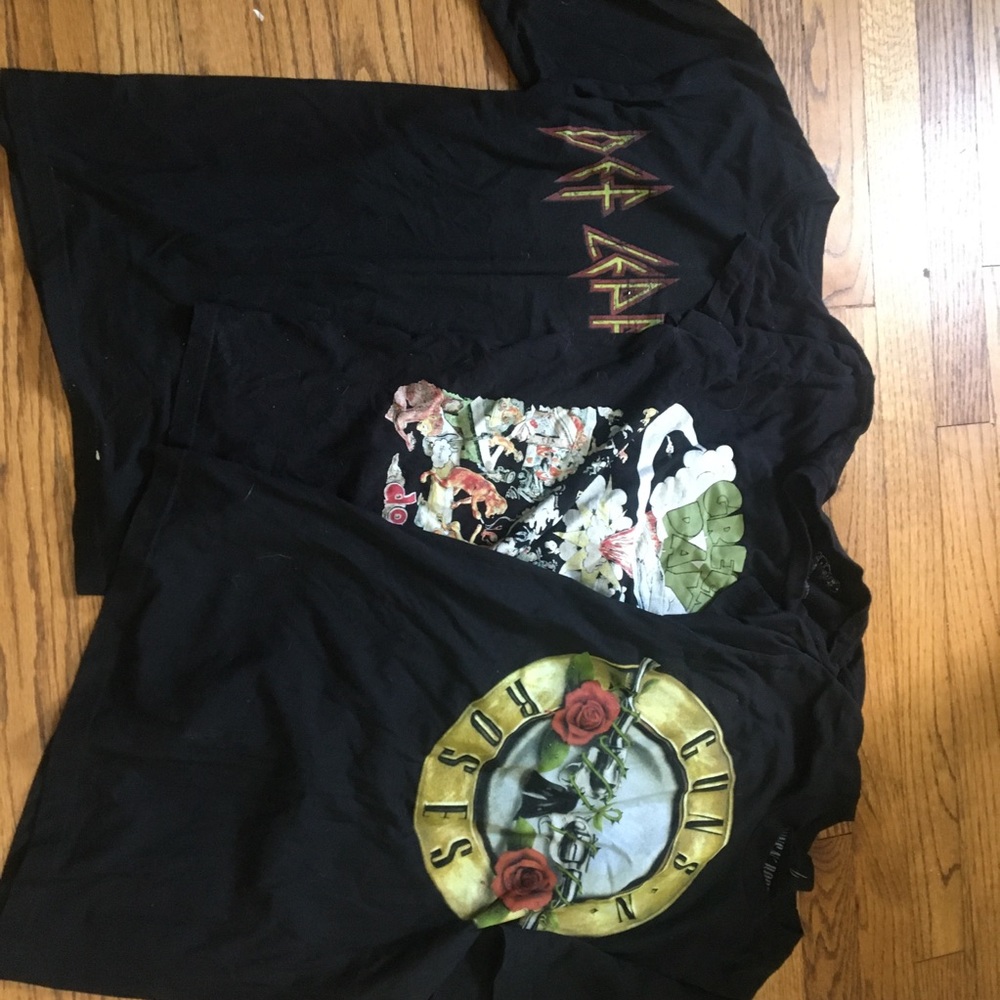 3 band shirts!! From target